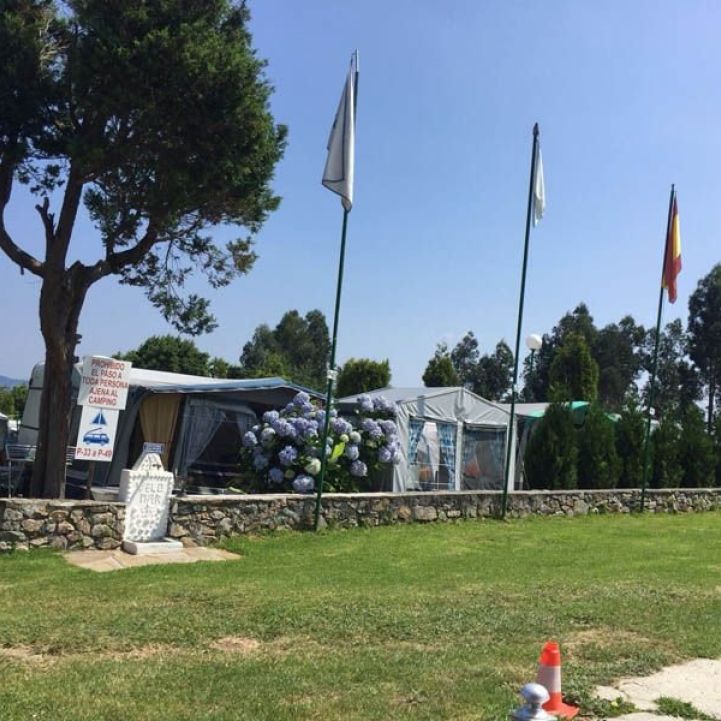 Área de autocaravanas Velo Mar Camping en A Coruña en Sada, A Coruña